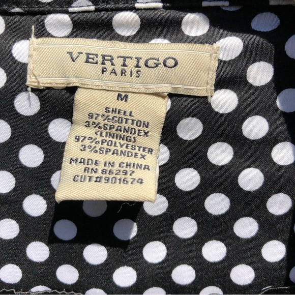 Vertigo Paris polka dot trench coat size medium - Picture 5 of 16